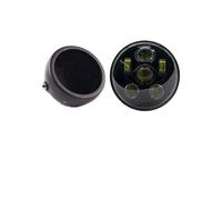 Motorcycle Headlights For Suziki For Sportster 5.75 Inch Motorcycle Headlight 40W With Housing Bucket 1Set For Motorcycle(Housing and lights3)