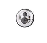 Motorcycle Headlights For Touring For Ultra Classic Electra 7 Inch LED Motorcycle Headlight With Adapter Headlamp(40w silver with DRL4)