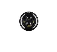 Motorcycle Headlights For Touring For Ultra Classic Electra 7 Inch LED Motorcycle Headlight With Adapter Headlamp(40w black with DRL13)