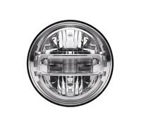 Motorcycle Headlights For Touring Road King For Ultra Classic Electra Motorcycle 7 Inch Round LED Headlight 4.5inch Led Fog Lights Set LED LAMP H4(01chrome1pcs)