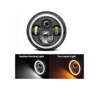 Motorcycle Headlights Headlight For Motorcycle 7Inch Round DRL Turn Signal Halo LED Headlamp 40W 60W 80W 90w(40W With halo6)