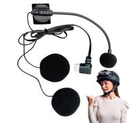 Motorcycle Headset Half-Face Hseadphones Type-C Plug High-Definition | Motorcycle Headphone for Vlogsging Streaming Interviews Sports Content Creation Music Recording Meetings Outdoor Studio