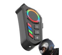 Motorcycle Headset | Wireless Communication System - Colorful Light Voice Assistant Noise Cancellation Waterproof Earphone for Men Women Riding Skilling Cycling Snowmobile