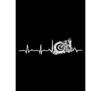 Motorcycle Heartbeat motorcycle heartbeat Notebook: 100 pages,8.5x11 inch