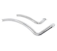 Motorcycle Heat Shield For K&awasaki EN800 VN800 For Vulcan S 800 VN400 Motorcycle Slash Cut Removable Muffler Silencer Exhaust Pipe(Chrome)