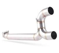 motorcycle heat shield For Y&amaha For FZ6 FZ6N FZ6S 2004-2010 Motorcycle Exhaust Full System Slip On Pipe End Silencers