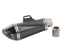 motorcycle heat shield For Y&amaha FZ1 R6 R15 R3 Nmax Tmax 51mm Inlet Motorcycle Exhaust Muffler Pipe System(3)