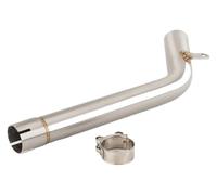 motorcycle heat shield For Y&amaha FZ6 FZ-6 FZ 6 /For FAZER 2004-2011 Motorcycle Exhaust Escape Modified Middle Link Pipe Muffler Tube End Silencers