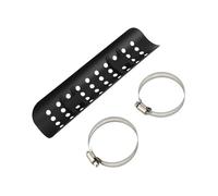 Motorcycle Heat Shield Universal Motorbike Motorcycle Exhaust Pipe Protector Heat Shield Cover Guard Pipe Anti-Scalding For Iron For Horse 400