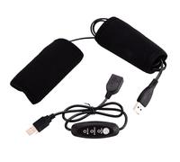 Motorcycle Heated Grips - Electric Handlebar Cover, Rechargeable Warming Pad | Portable Hand Grip Heater for Bikes Scooters, Multi-Gear Temperature Control Winter Riding Comfort Long Distance Journeys