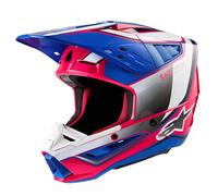 Alpinestars S-M5 Sail 2024 Motocross Helmet, white/pink/blue, size S (55/56)