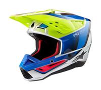 Alpinestars S-M5 Sail 2024 Motocross Helmet, yellow/blue, size L (59/60)