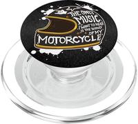 Motorcycle Helmet Artwork - The Only Music I Want To Hear PopSockets PopGrip for MagSafe