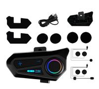 Motorcycle Helmet Audio - Convenient Wireless Waterproof Headset System | High-Clarity Helmet Earphones, Intercom Communication Gear, Outdoor Riding Equipment, USB-C Charging For Riders