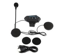 Motorcycle Helmet Bluetooth Headsets, Motorcycle BT Helmet Bluetooth Intercom Blue tooth V5.0 Wireless Hands-Free Phone Intercom Headset Cap for Motor cycles Outdoor for GPS, Music Call Control