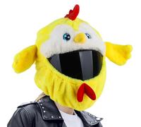 Motorcycle Helmet Cover - Bird and Crocodile Designs, Helmet Plush Cover, Irritation Resistant | Soft Fabric Riding Accessories,Crocodile Hel-met Sleeve for Urban Trips, and Festive Events