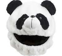 Motorcycle Helmet Cover, Funny Helmet Decoration, Fun Rides and Gifts (Plush Animal, Panda)
