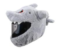 Motorcycle Helmet Cover - Plush Shark Sleeve, Funny Animal Cap | Soft Protective Plush Cover With Full Face Helmet Accessories For Kids Adults Cycling Skiing Riding