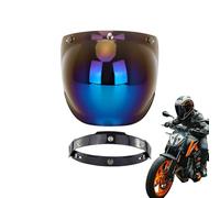 Motorcycle Helmet Face Shield - Coloured Visor, Anti-Glare Lens | Tinted Protective Shield, Clear Wind Protection, Durable Sun Protection, Stylish Eye Screen, UV Protection Accessory for Sunny Days