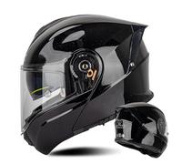 Motorcycle Helmet Flip-Up Modular Motorbike Helmets, ECE Approved Helmet, Modular Crash Helmet Double Visor Scooter Helmet for Adult Men Women Sports Touring 2,M=57-58CM