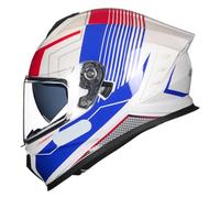 Motorcycle Helmet, Full Face Helmet, Smart Street ABS &Amp; High Density Helmet &Amp; ECE 22.06 Approved Comfortable Motocross Helmet, Fit for Youth &Amp; Adults A2,L/(57~58cm)