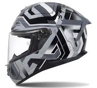 Motorcycle Helmet Full Face Helmets for Adults Full Face Helmet Moped Helmet 190° Field of Vision Racing Style with Aerodynamic Spoiler ECE Certified Scratch-Resistant Visor A1,3XL60~61CM