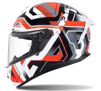 Motorcycle Helmet Full Face Helmets for Adults Full Face Helmet Moped Helmet 190° Field of Vision Racing Style with Aerodynamic Spoiler ECE Certified Scratch-Resistant Visor A,XL57~58CM