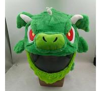 Motorcycle helmet,funny plush,motorcycle fluffy helmet cover,Gifts. Gift-giving, protective accessories for full face helmet (helmets not included) (Dragon)