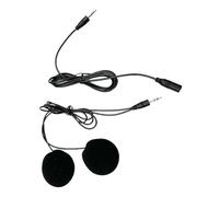 Motorcycle Helmet Headphones - 3.5mm Jack Headset For Helmets | Full Face Helmet Headphones With Extension Cable, Speaker HD Sound Headset