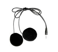 Motorcycle Helmet Headphones - 3.5mm Jack Headset For Helmets | Full Face Helmet Headphones With Extension Cable, Speaker HD Sound Headset