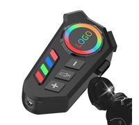 Motorcycle Helmet Headphones, Helmet Headset with Microphone for Music, GPS & Calls, Wireless Helmet Intercom for Drivers, Built-in Noise Cancellation, Slim Fit, Long Battery Life