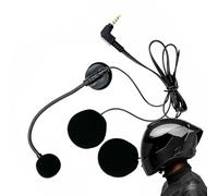 Motorcycle Helmet Headset, Helmet Speakers, Black Color, Noise Reduction Microphone, Ultra-Slim Earpads, Audio Earbuds System for Communication Touring Street Dirtbike Riding