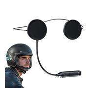 Motorcycle Helmet Headset - Motorcycle Helmet Speakers, Ultra-thin 12mm Smart Intercom Earbuds Music Control Automatic Answer for Outdoor Driving Powersports Communication