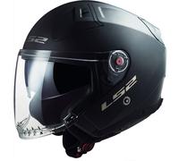 Motorcycle Helmet Jet LS2 OF603 Infinity II Solid Matte Black