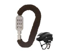 Motorcycle Helmet Lock | 3 Digit Padlock for Suitcase | Combination Padlock Key Ring for Daily Travelers Long Journeys Sports Fishing Cycling Hiking