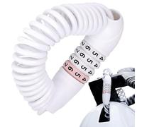 Motorcycle Helmet Lock - 4 Digit Combination Heavy Duty Portable Bicycle Security Lock for Parking Security Campus Travel Outdoor Travel Exercise
