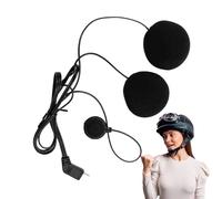 Motorcycle Helmet Microphone,Helmet Intercom Headset Communication Microphone | Clear Calls Accessories 10 Pin Noise Cancelling for Traveling, Outing, Commuting
