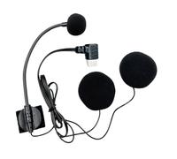 Motorcycle Helmet Microphone - Type-C Plug Kit, Acoustic Sound Receiver, Internal Speaker Set | Communication Secure Joint, Recording Tool For Racing Touring Vehicle Road Area Travel