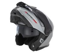 Motorcycle Helmet Modular Acerbis P/J Pj Rider Peaked Sunshade Grey Matt TG M