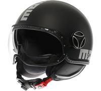 Motorcycle Helmet Momo Design Fgtr Evo E2206 Double Visor Mat Black White Size L