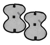 Motorcycle Helmet Net Cushion 2pcs Heat Insulation Lining Pads | Wear-resistant Smooth Odor-free Home Textile, Black Accessory for Bike and Riding Helmet Comfort