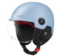Motorcycle Helmet, Open Face Motorcycle Helmet, Helmet Motorbike Adult, 3/4 Motorcycle Helmets With Clear Visor, Motorcycle Half Helmet, Moped Scooter Helmets Four Season Helmets For Women, Men
