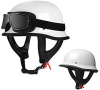 Motorcycle Helmet, Open Face Motorcycle Helmet, Helmet Motorbike Adult, Motorcycle Helmets DOT/ECE Approved Motorcycle Half Helmet, Moped Scooter Helmets Four Season Helmets 8,XXL