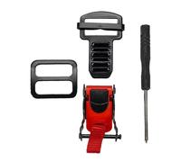 Motorcycle Helmet Quick Release Buckle Kit - Stainless Steel D-Ring Quick Release Converter | Metal Chin Strap Adapter for All DOT Helmets | Professional Installation Kit Tools, Uñiversal Fit