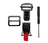 Motorcycle Helmet Quick Release Buckle Kit, Stainless Steel Ratchet Helmet Clip Chin Strap Buckle, Motorcycle Helmet Accessories, Convert D to Quick Release
