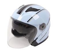 Motorcycle Helmet, Sun Visor Open Face Motorbike Motorcycle Helmet Stylish Half Face ABS Motorcycle Helme Open Face Motorbike Helmet with Goggles for Electric Vehicle Motorcycle