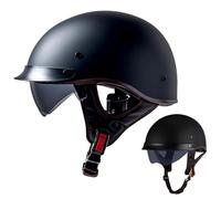 Motorcycle Helmet Vintage Half Helmet, Jet Helmet, Open Face Helmet ECE Certified for Scooters Bicycles Cruisers Choppers Mopeds for Men Women Adults G,XL=61-62CM
