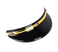 Motorcycle Helmet Visor 3 - Vintage 3/4 Helмet Sun | Universal Helmet Brim Sun Shade Shield For Retro Open Face Helmets, Easy Install UV Protection Riding Accessory
