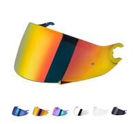 Motorcycle Helmet Visor for SHARK D Skwal D-Skwal 2 Spartan Carbon, Motorbike Full Face Helmet Visor Lens,Replacement Helmet Lens Visor Accessories (Red)