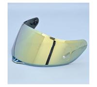 Motorcycle Helmet Visor Lens, for AGV K5 K5S K5-S K3SV K1 K1S Compact ST Motorcycle Helmet Visor Lens Shield Glasses Full Face Pin Accesorios para Moto Casque(Blue)(Gold)